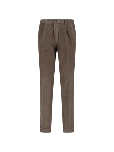 Incotex Pantaloni a coste con pieghe