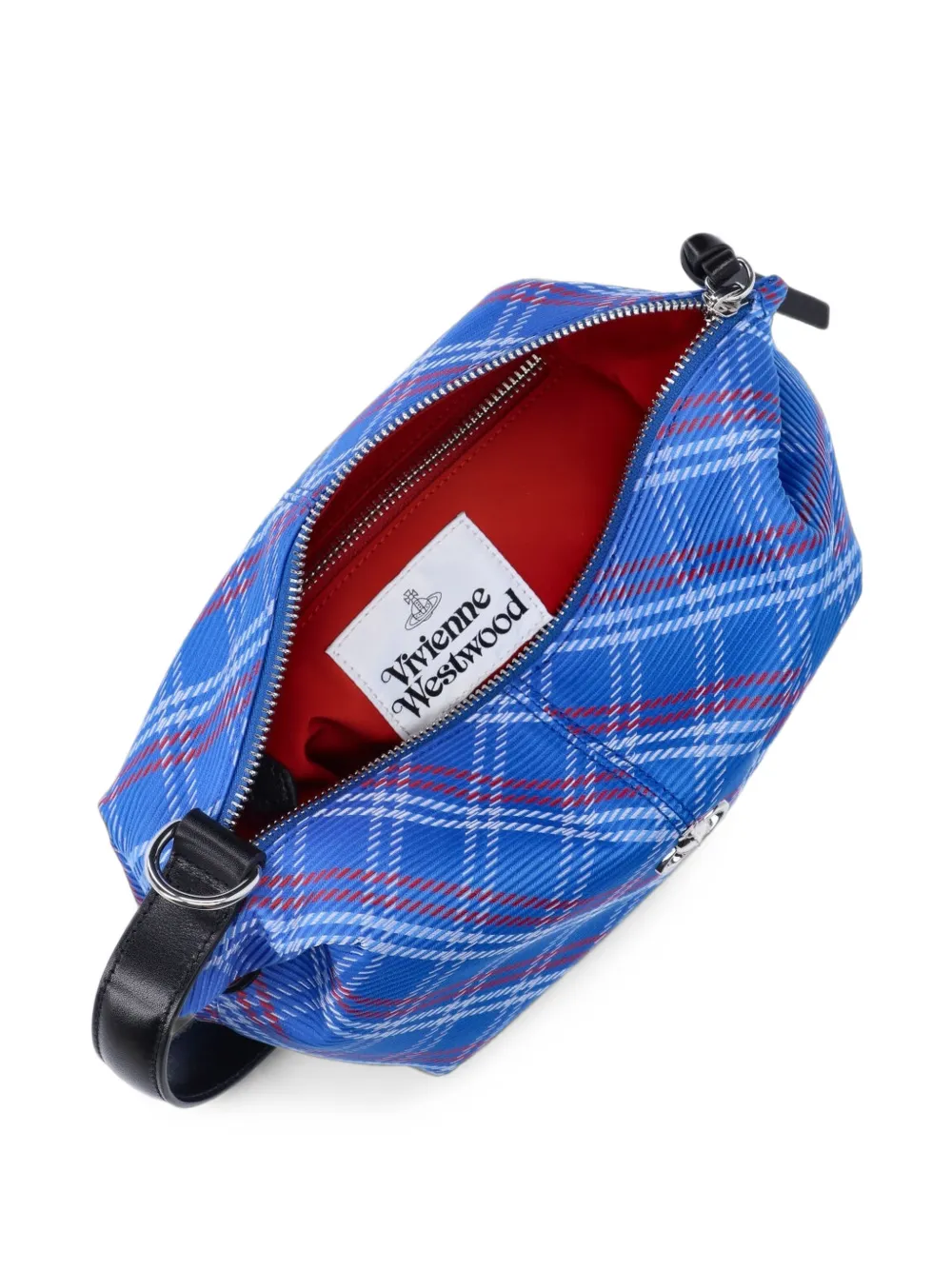 Vivienne Westwood Make-up tas met Orb-plakkaat Blauw
