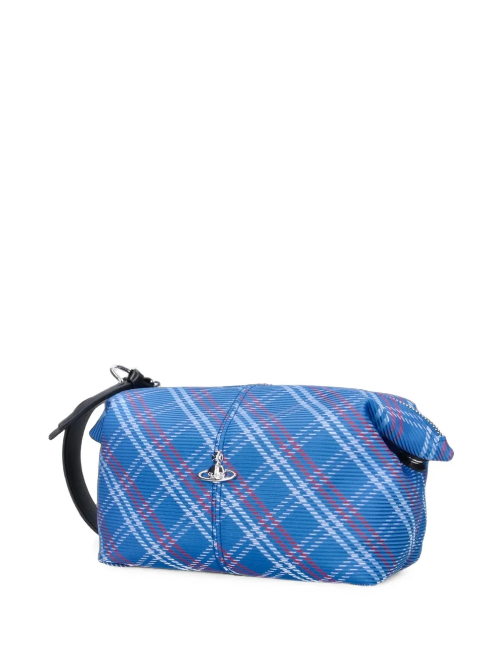 Vivienne Westwood Make-up tas met Orb-plakkaat Blauw