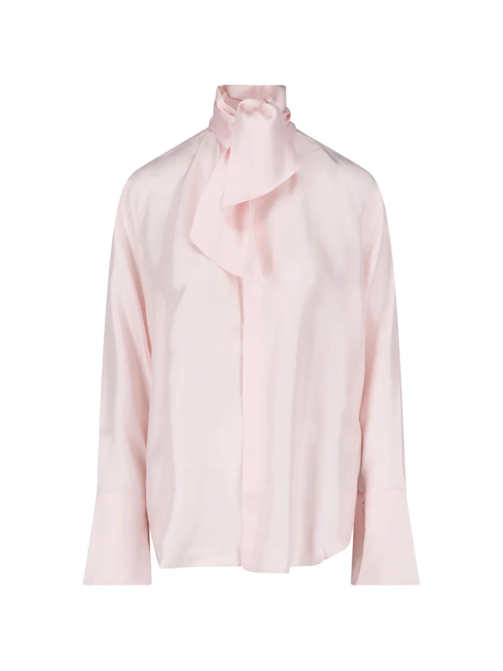 SA SU PHI tie-neck silk shirt · 40