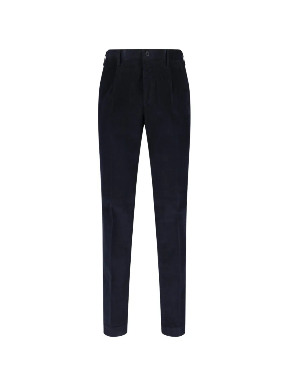 Incotex corduroy-textured pleated trousers
