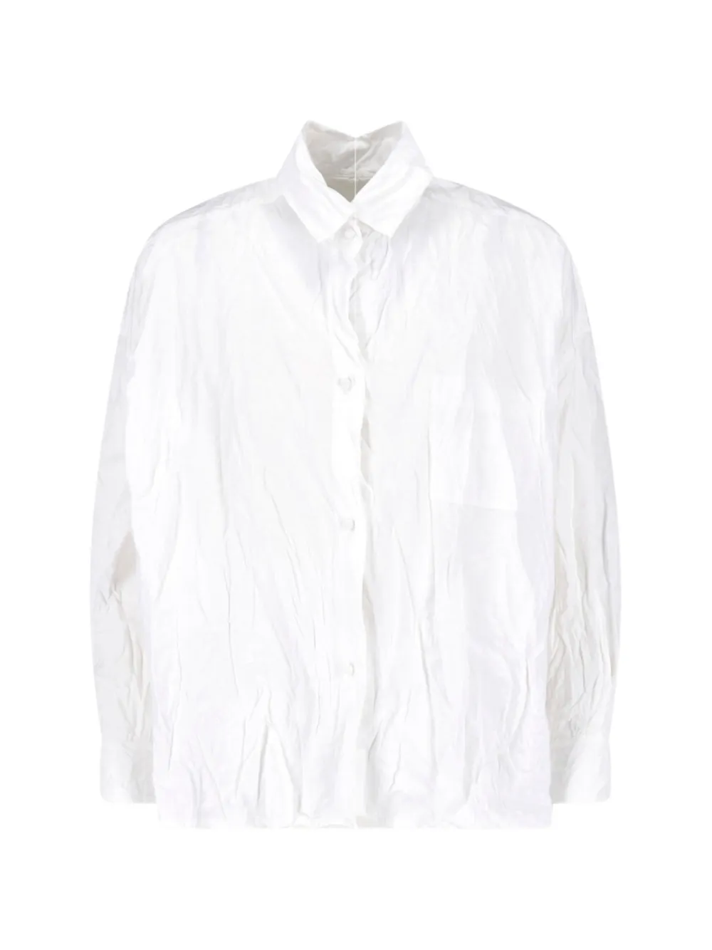Daniela Gregis Crinkled-finish Shirt In White