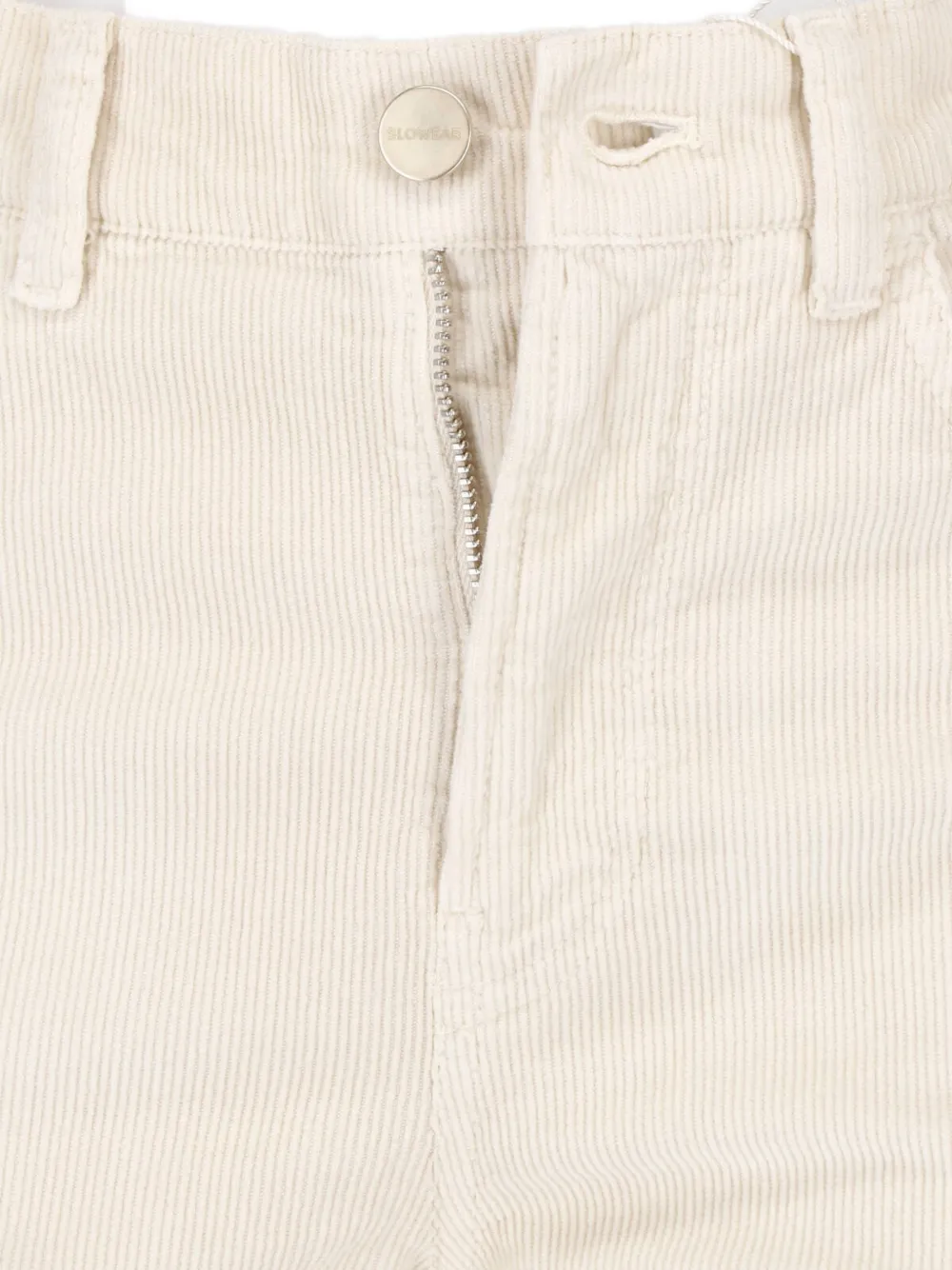 slowear corduroy straight-leg trousers Wit
