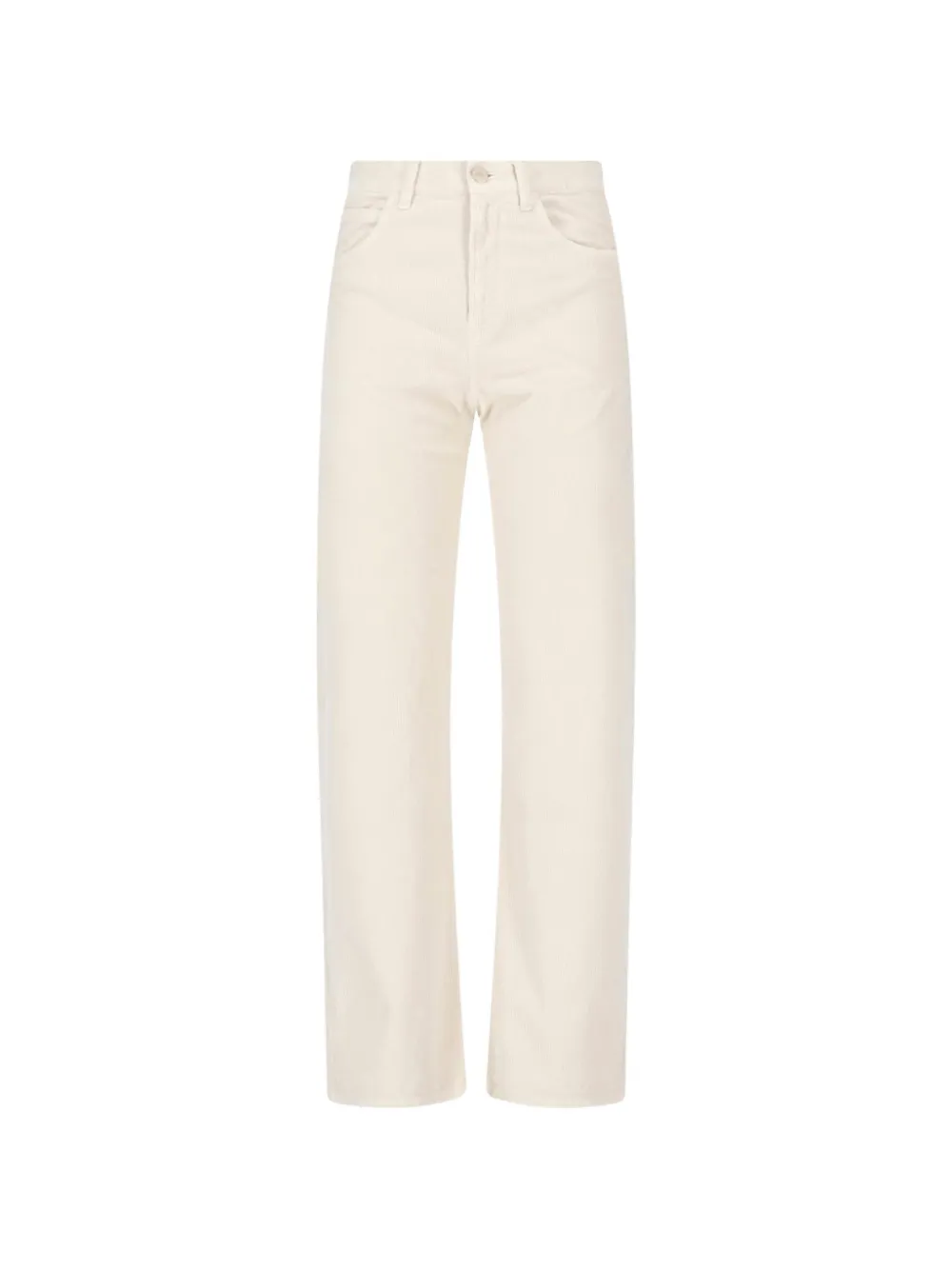 Slowear corduroy straight-leg trousers Wit