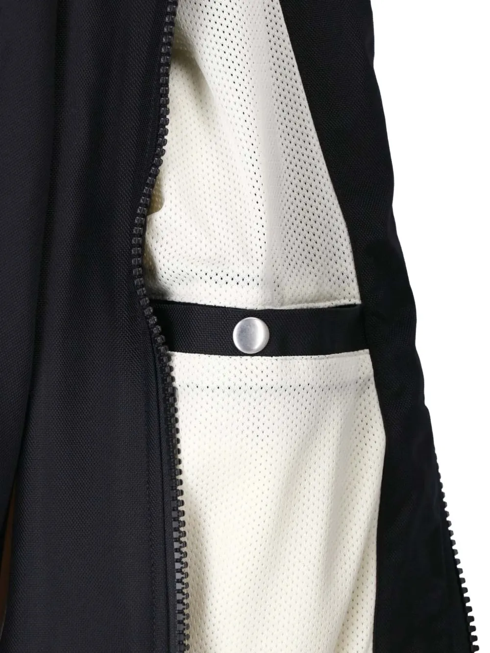Diesel colour-block panelled jacket Zwart