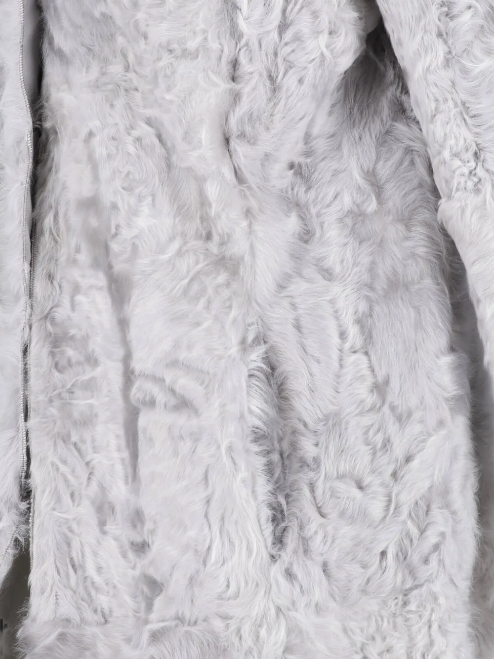 Marni lamb-fur coat Blauw