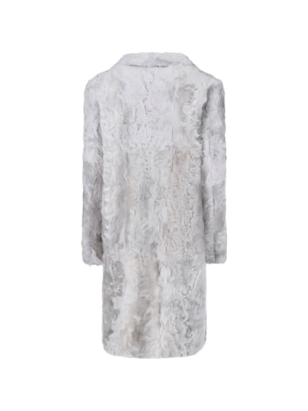 Marni lamb-fur coat Blauw