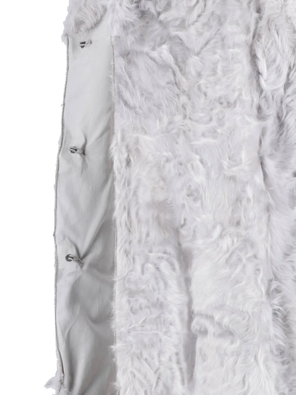 Marni lamb-fur coat Blauw