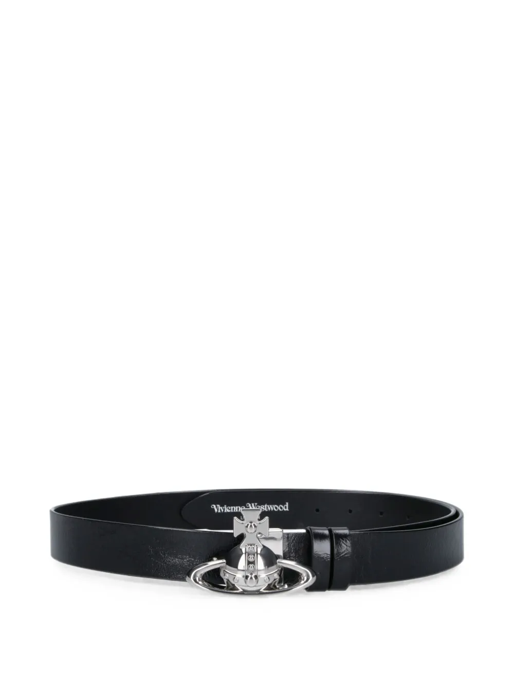 Vivienne Westwood Orb buckle leather belt