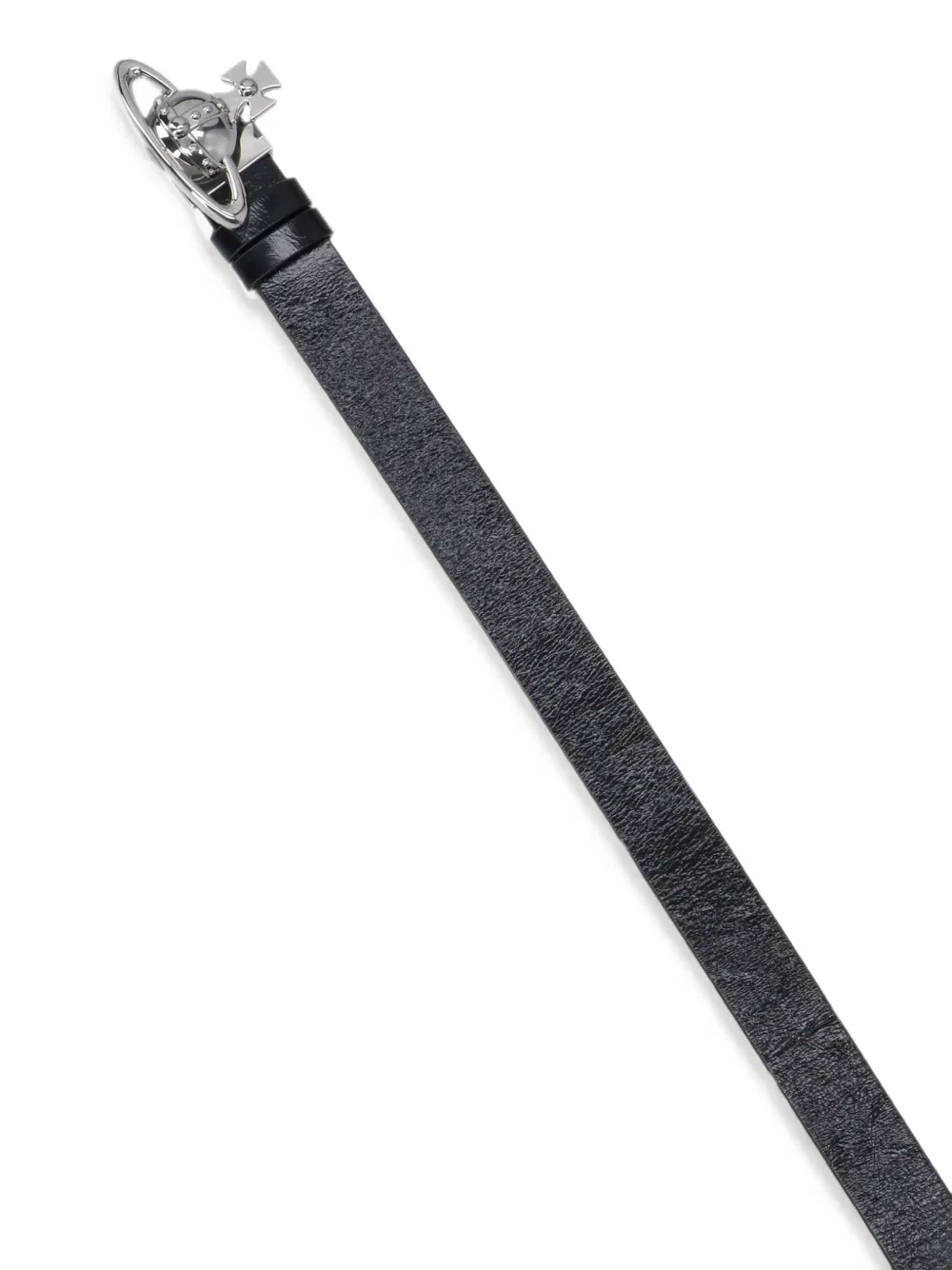 Vivienne Westwood Leren riem met Orb-gesp Zwart