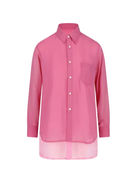 Comme Des Garçons layered-effect button-up shirt