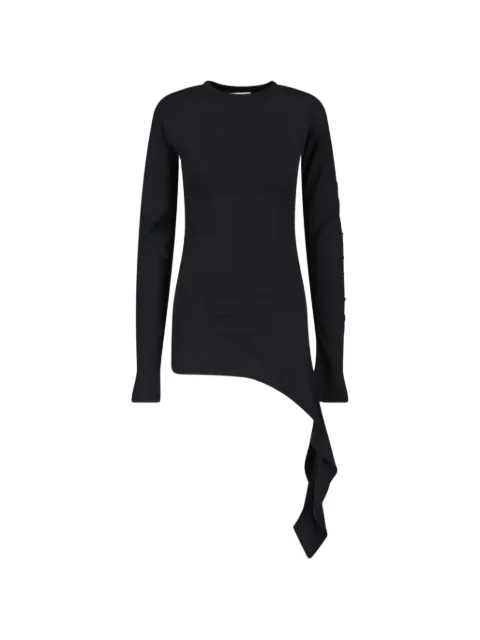 Low Classic asymmetric ruffled T-shirt