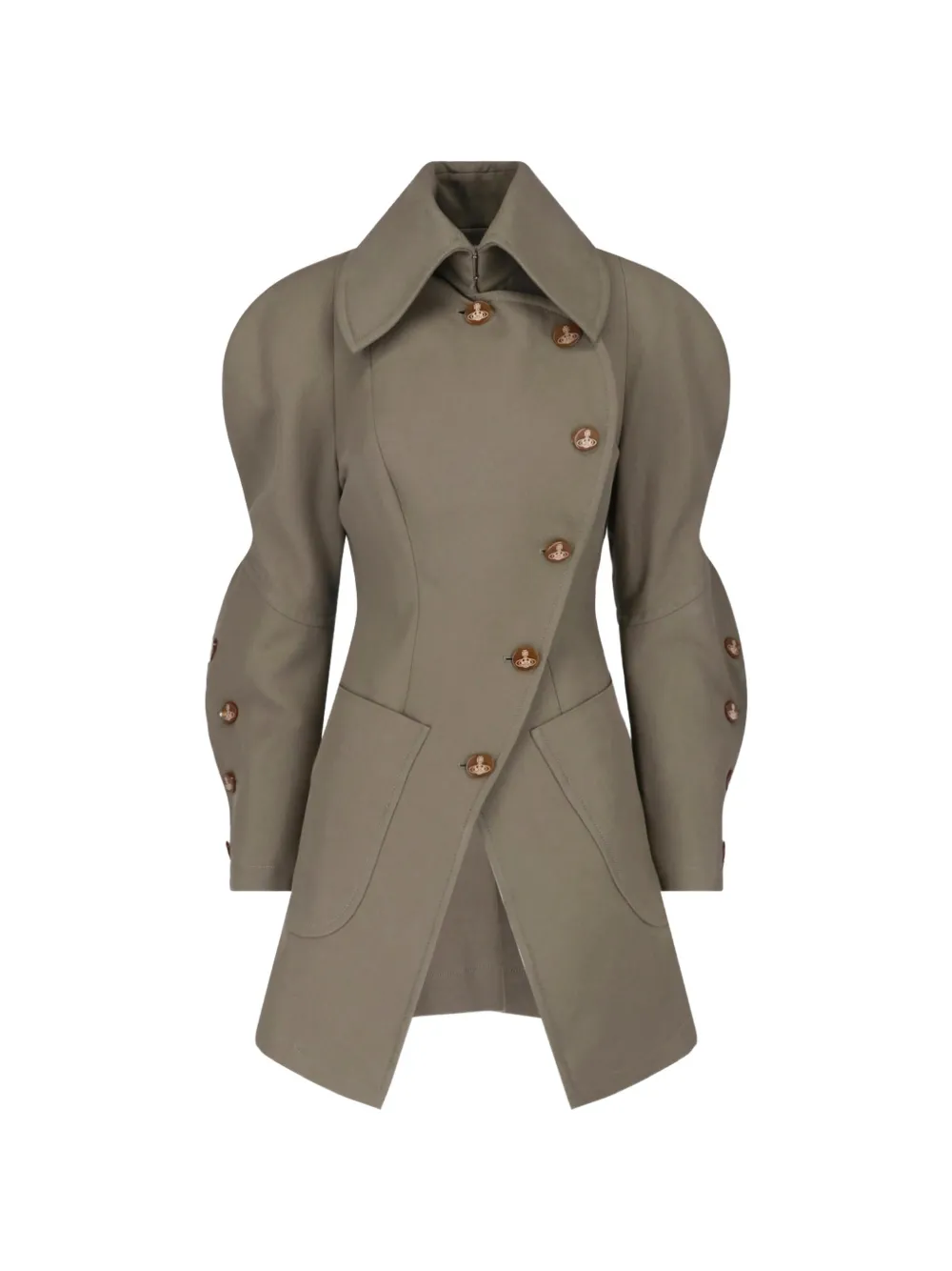 Vivienne Westwood Gale puff-sleeve button-up jacket