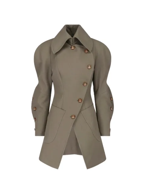 Vivienne Westwood chamarra Gale con mangas farol y botones
