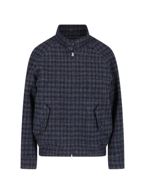 DUNST check wool jacket