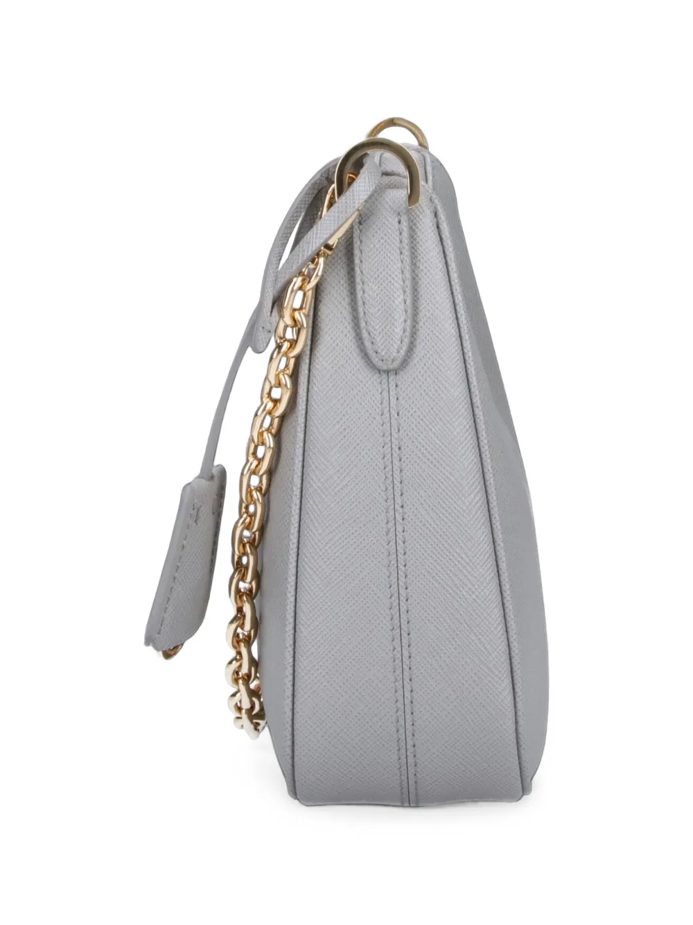 Prada Re-Edition schoudertas van saffiano leer Grijs