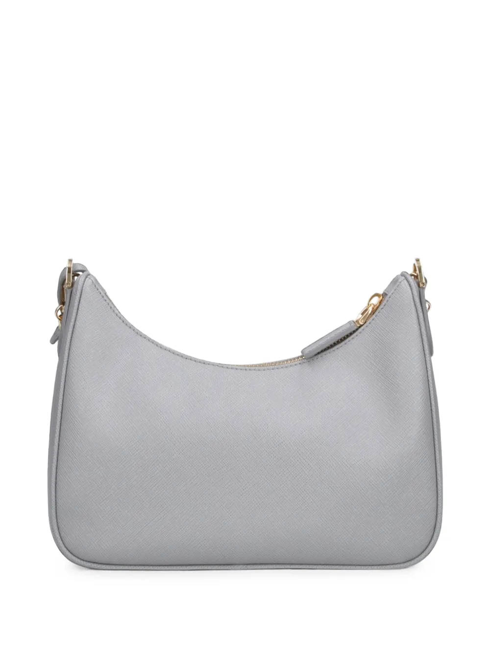 Prada Re-Edition schoudertas van saffiano leer Grijs