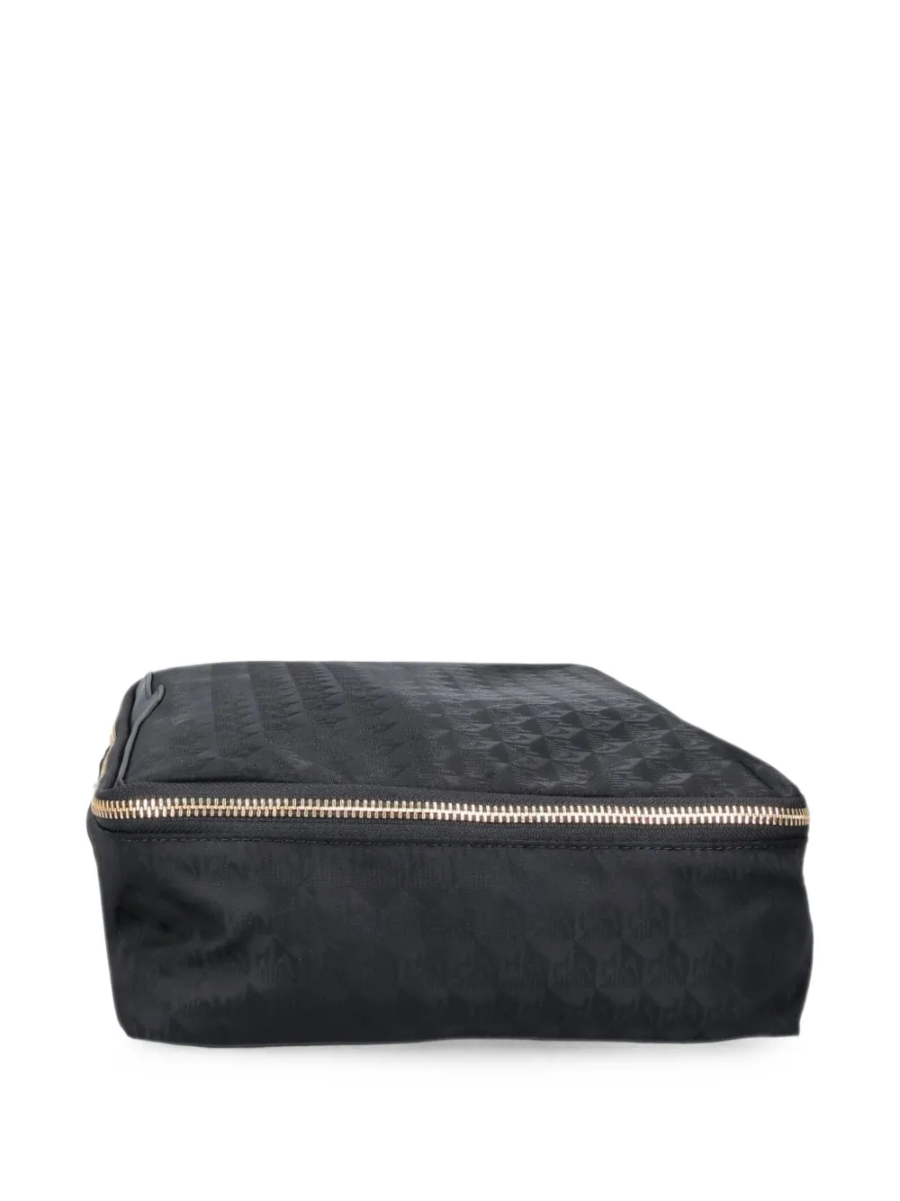 Anya Hindmarch Clutch met monogram-print en kwastje Zwart