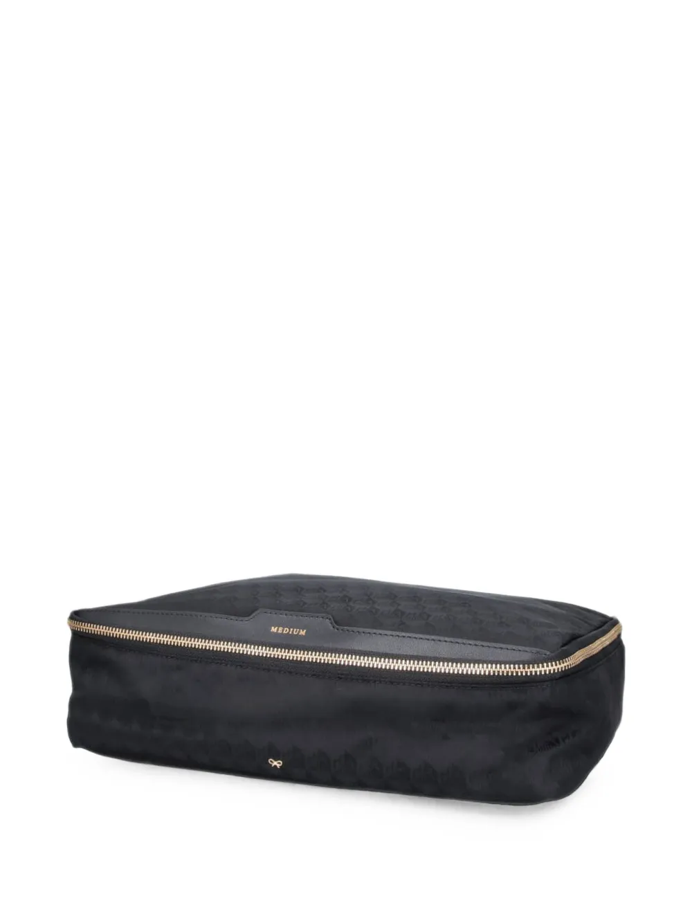 Anya Hindmarch Clutch met monogram-print en kwastje Zwart