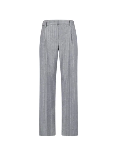 Lardini pinstripe-pattern straight trousers