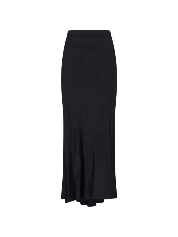 Junya Watanabe Panelled Wool Skirt in Black