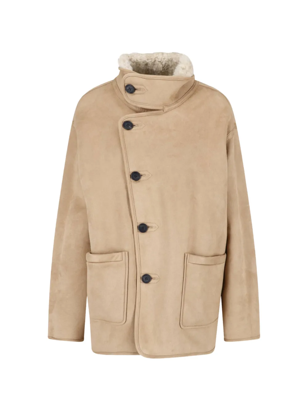 Low Classic reversible faux-fur jacket - Tons neutres Low Classic reversible faux-fur jacket - Tons neutres