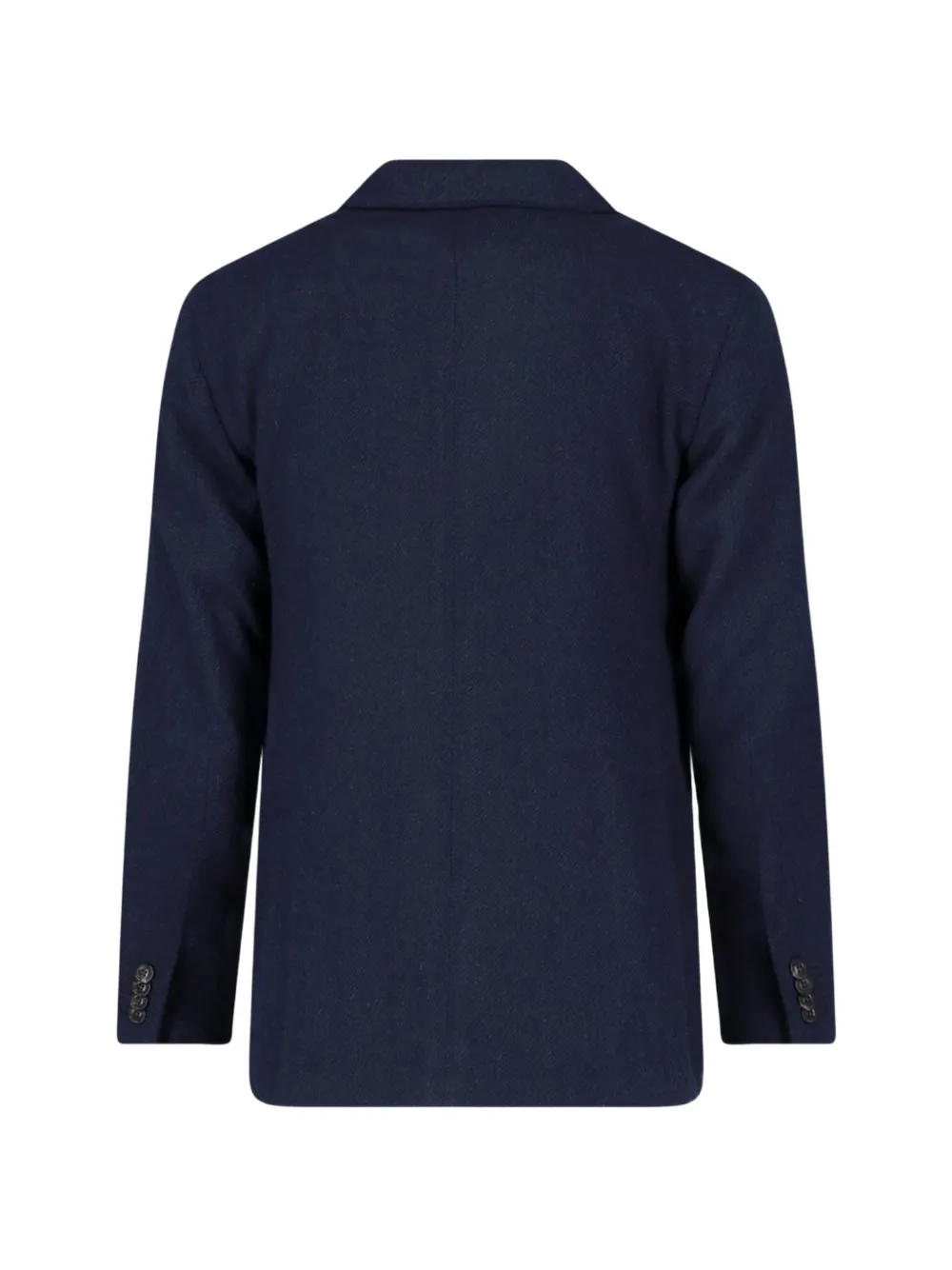 Boglioli double-breasted wool-blend jacket Blauw