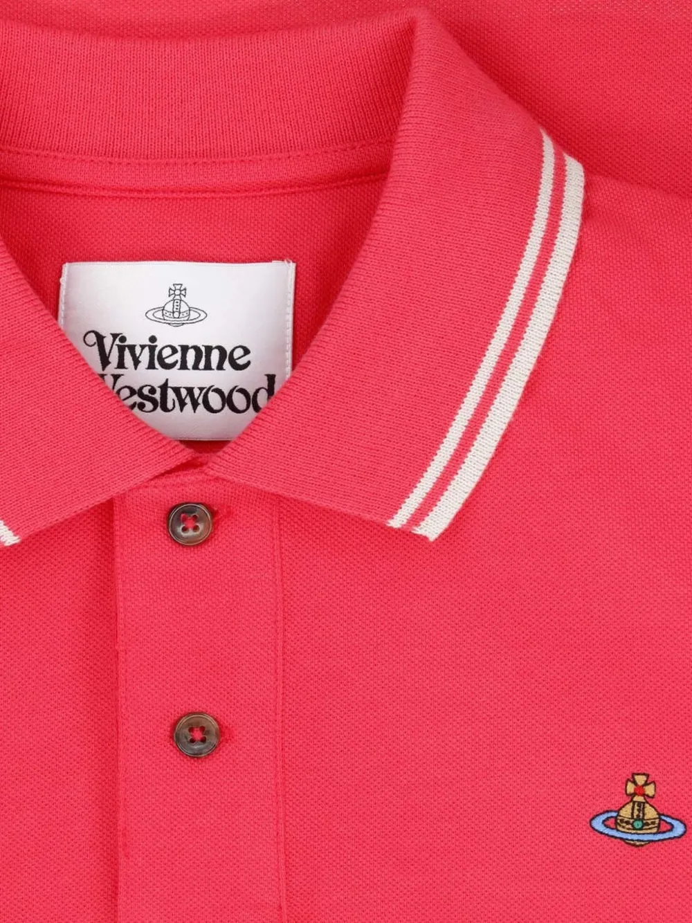 Vivienne Westwood short-sleeve polo shirt Roze