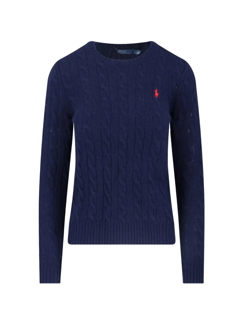 Polo Ralph Lauren Kabelgebreide trui van kasjmier-wolblend Blauw