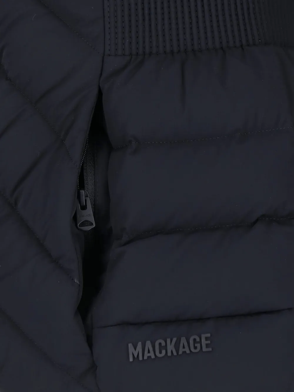 Mackage Idalee gewatteerd jack met capuchon Zwart
