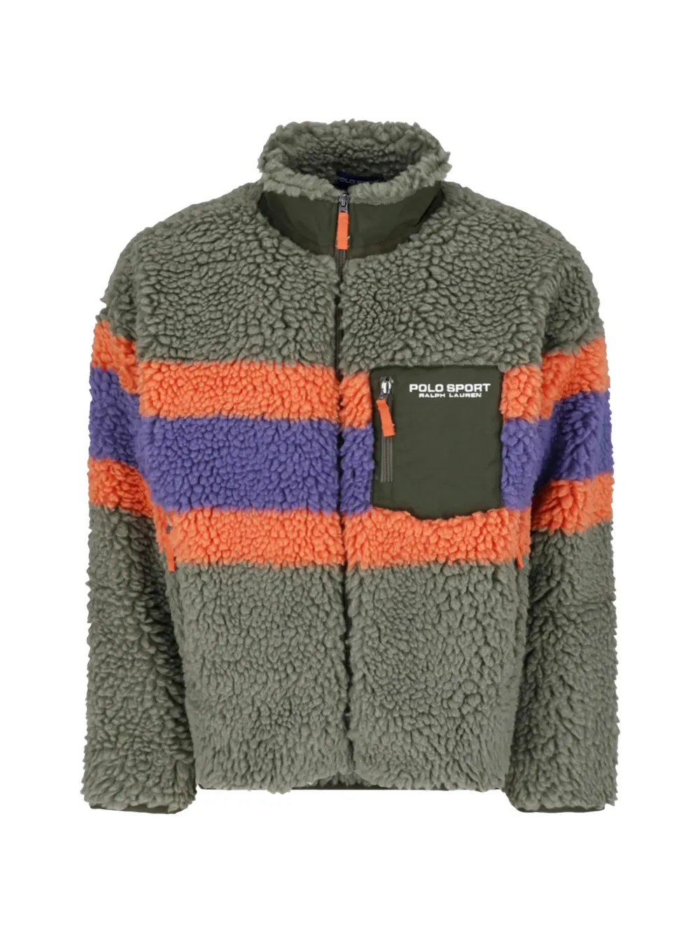 Polo Ralph Lauren faux-fur zip-fastening jacket - Verde