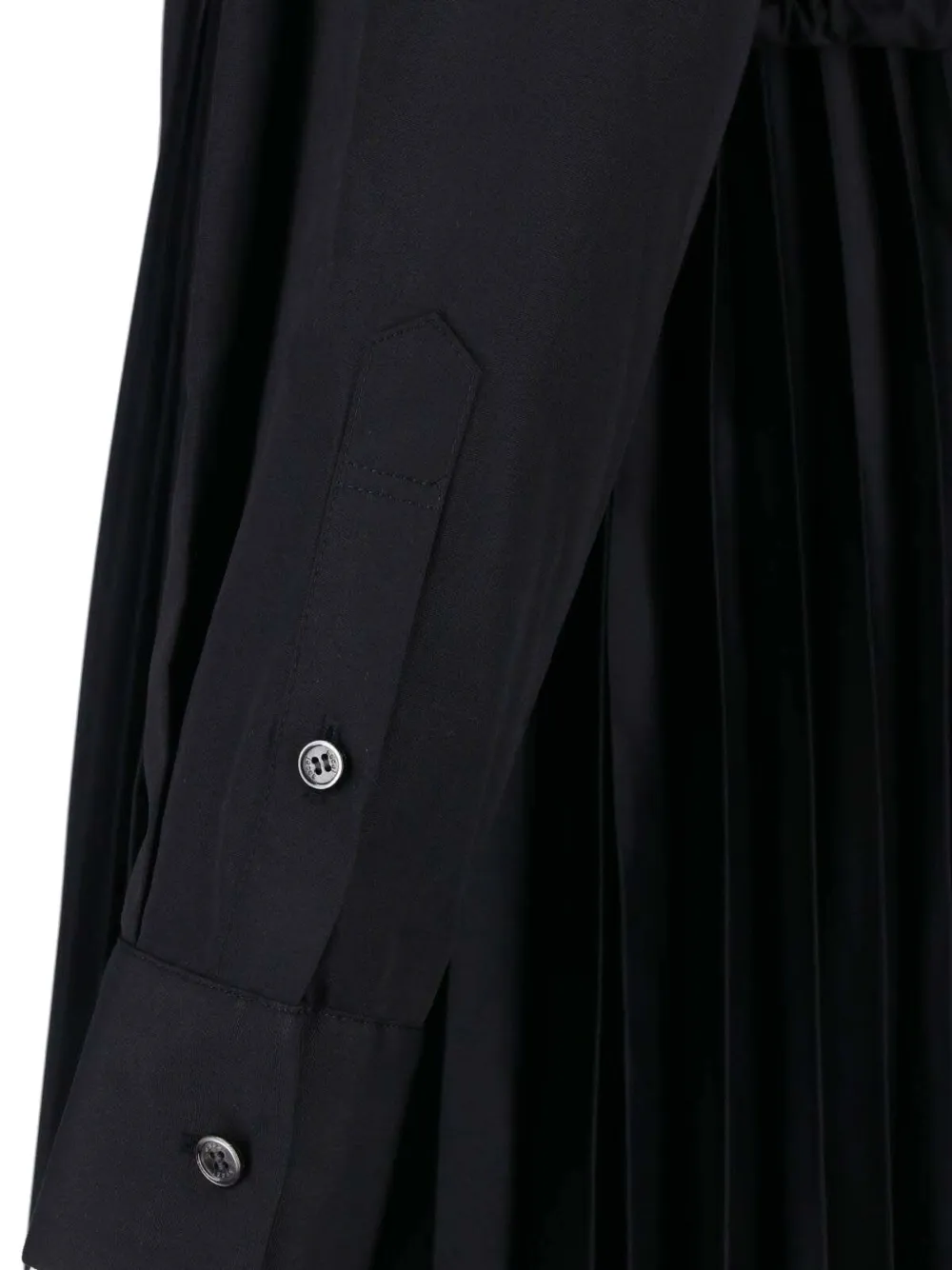 sacai Gelaagde jurk Zwart