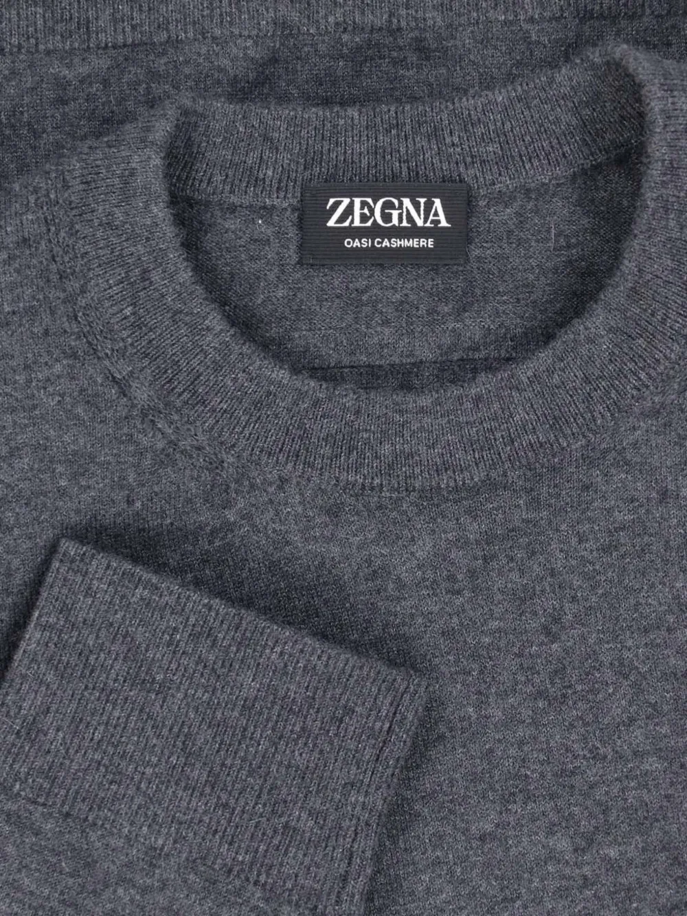 Zegna Oasi kasjmier trui Grijs