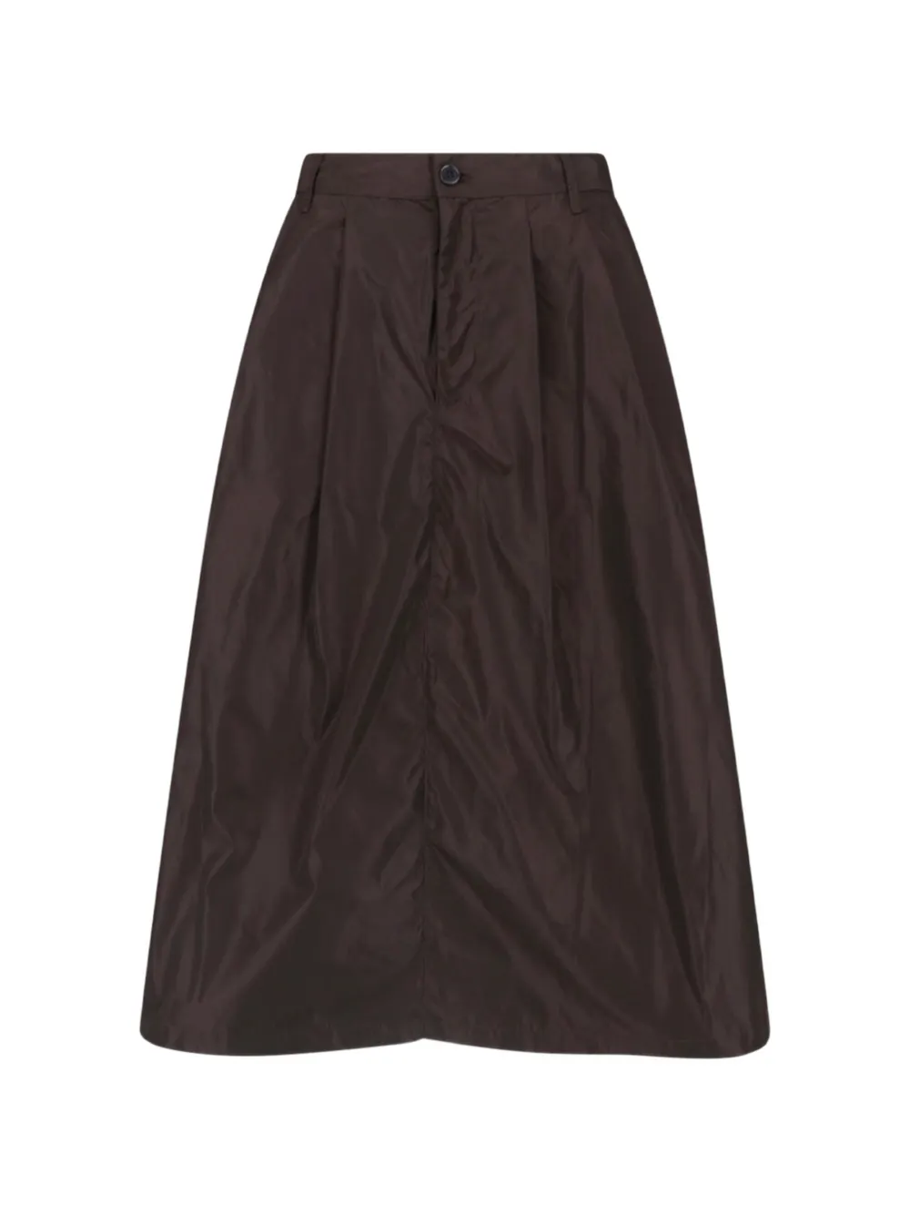 ASPESI Technical Fabric Flared midi skirt