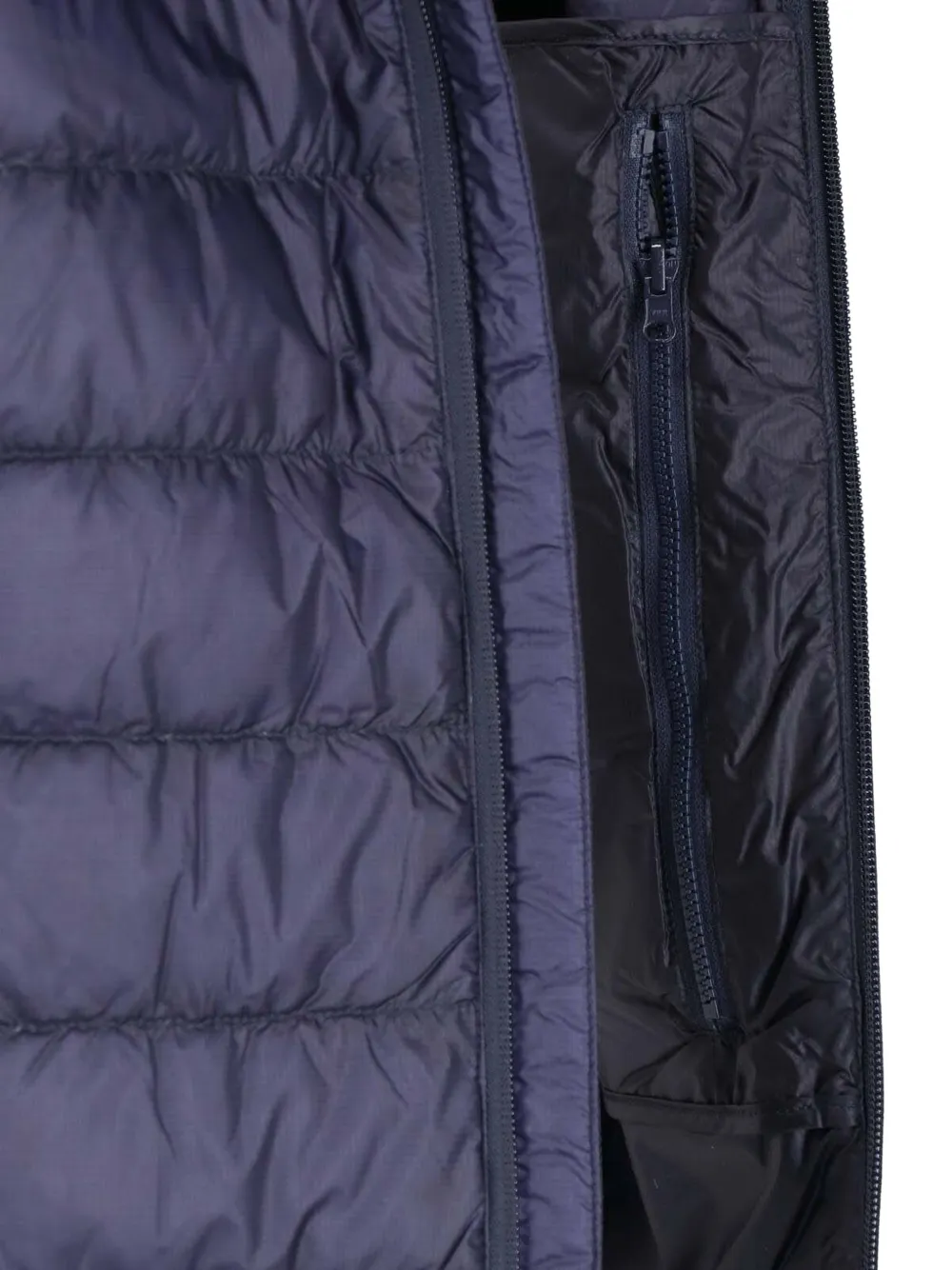 ASPESI Gevoerd jack met capuchon Blauw