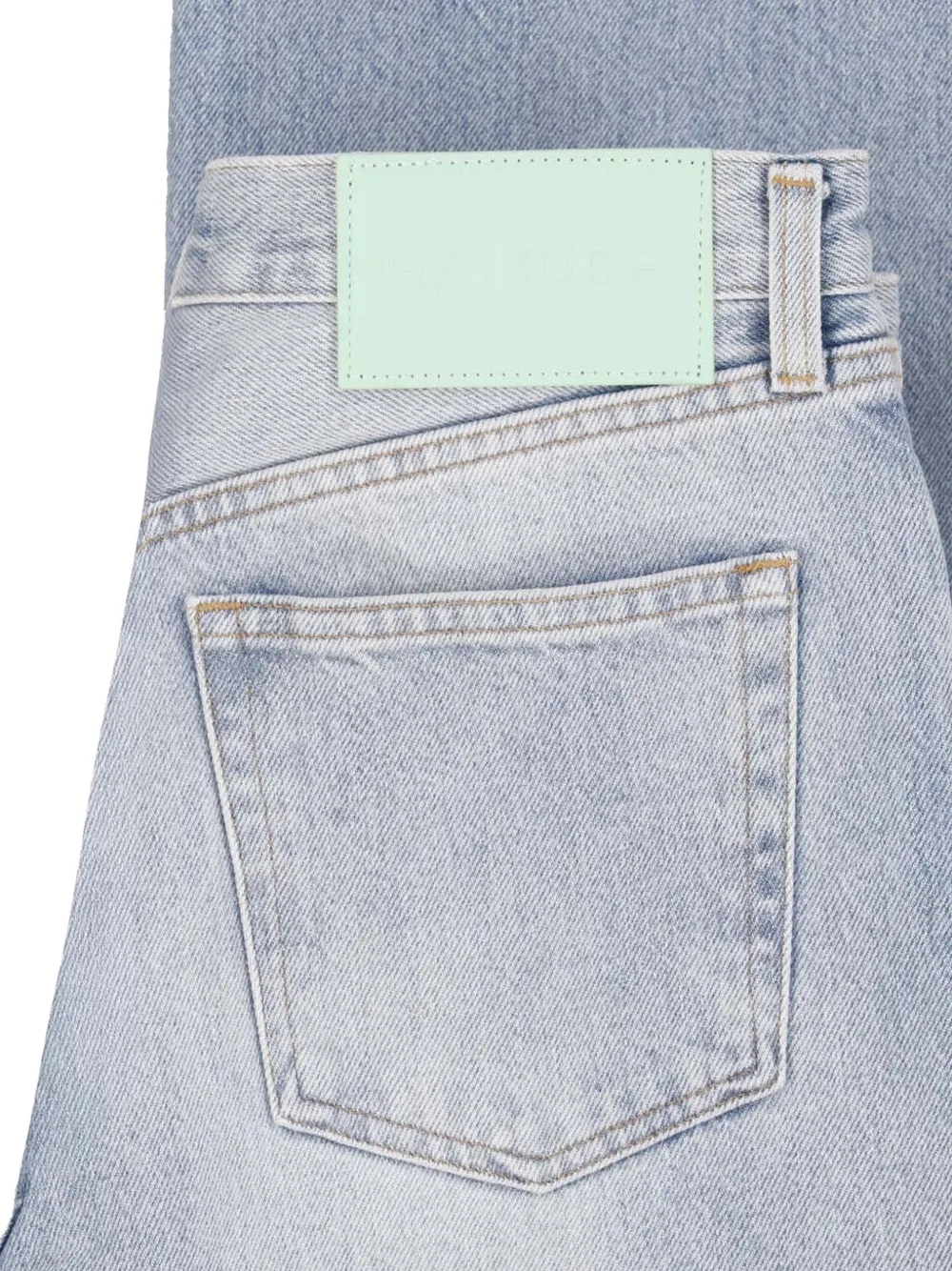 Haikure Star faded-effect flared-leg jeans Blauw