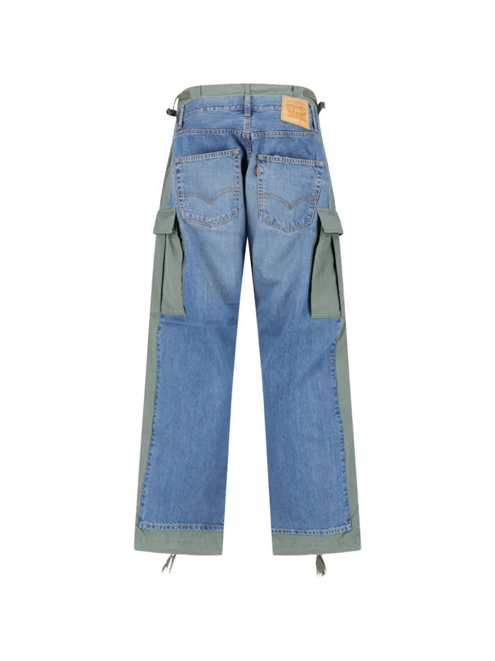 Junya Watanabe MAN x Levi s cargo jeans met vlakken Blauw