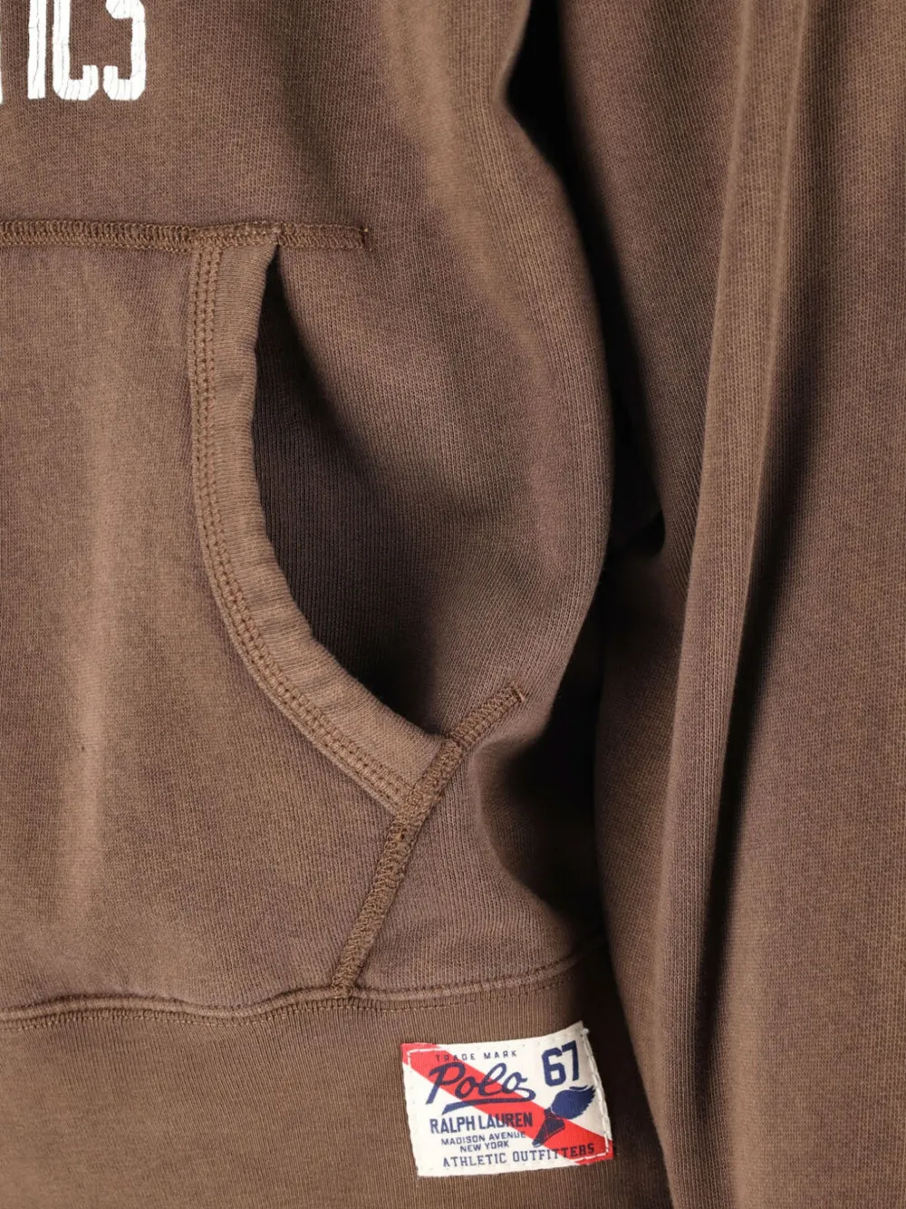 Polo Ralph Lauren Hoodie met print Bruin