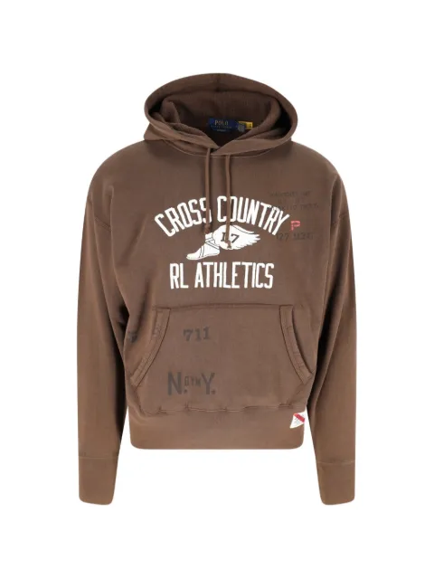Polo Ralph Lauren graphic-print drawstring hoodie