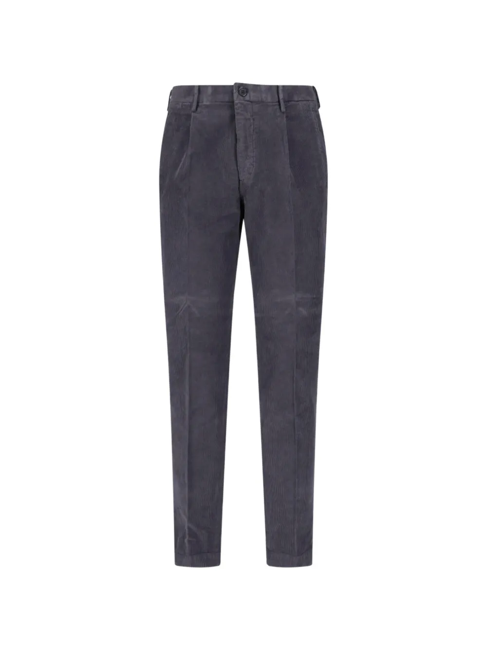 Incotex corduroy straight-leg trousers Grijs
