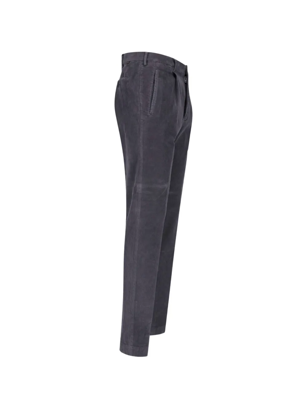Incotex corduroy straight-leg trousers Grijs