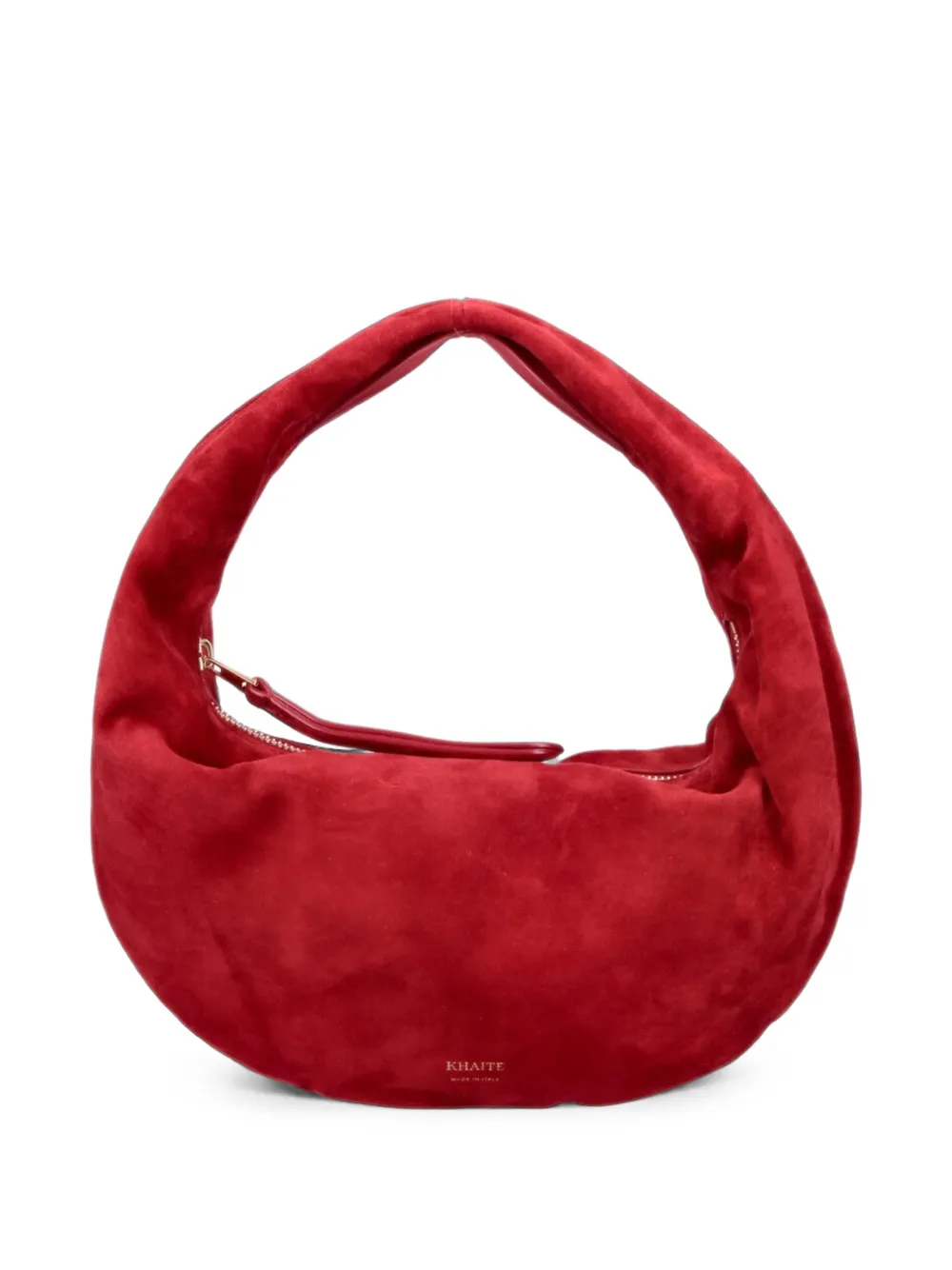 KHAITE mini Olivia suede tote bag