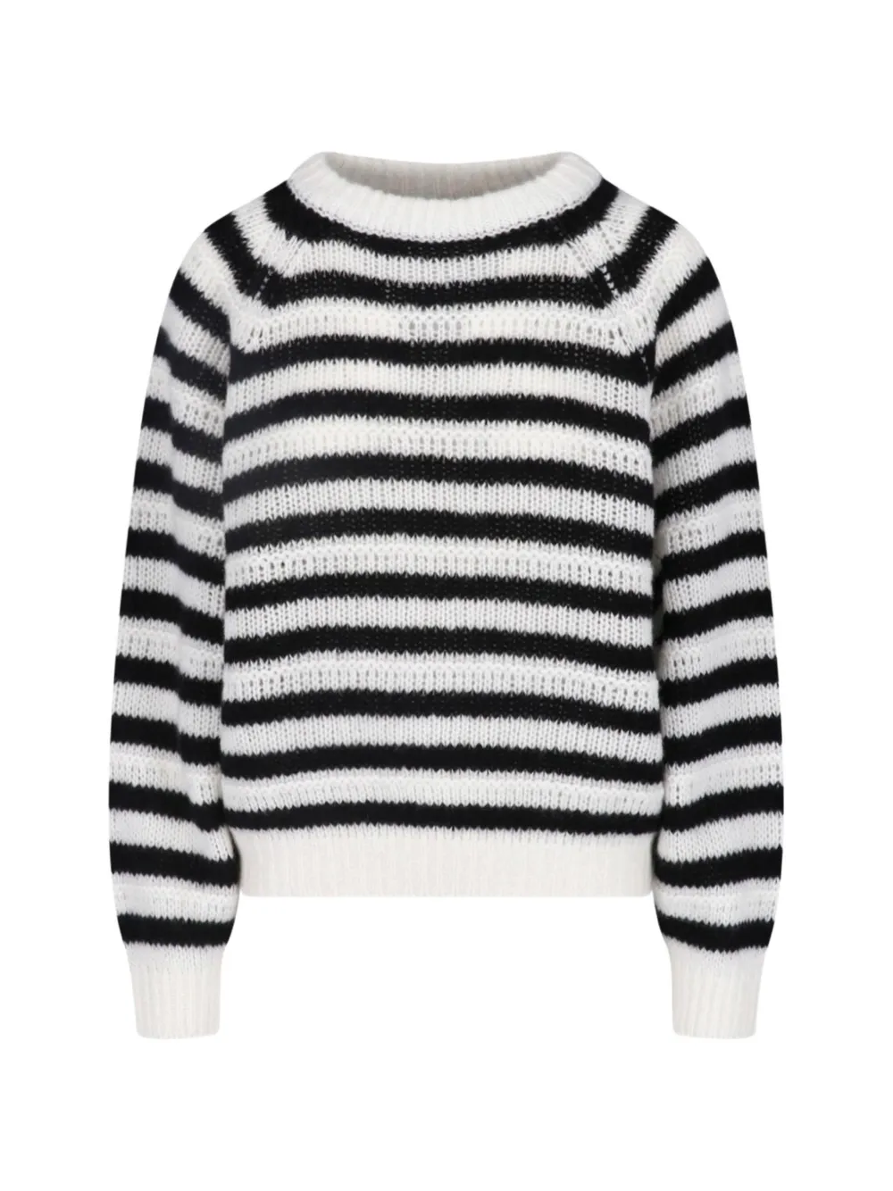 Lisa Yang striped raglan-sleeve sweater