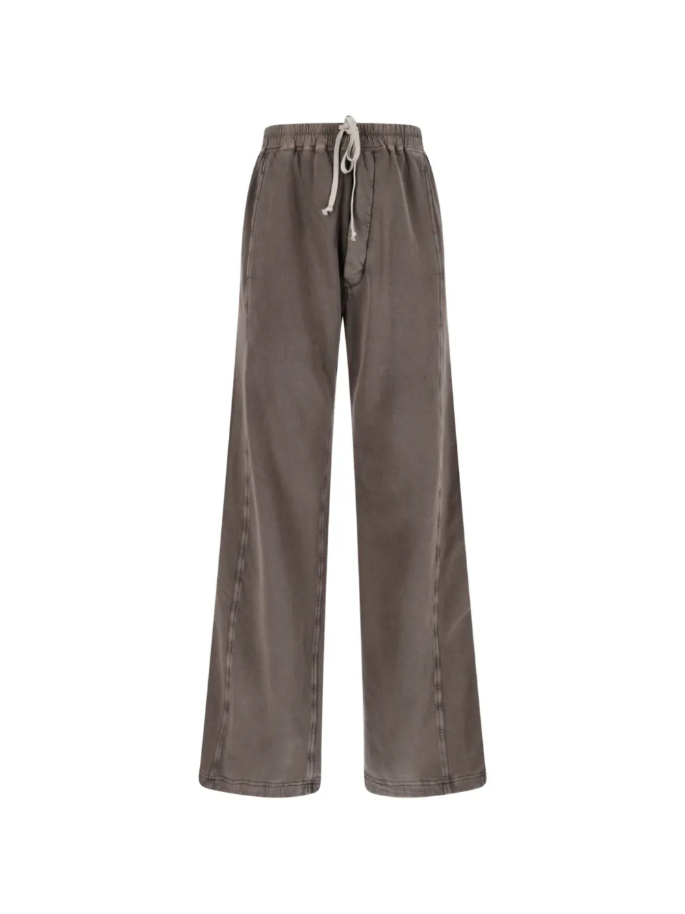 Rick Owens DRKSHDW press-stud drawstring trousers - Grigio