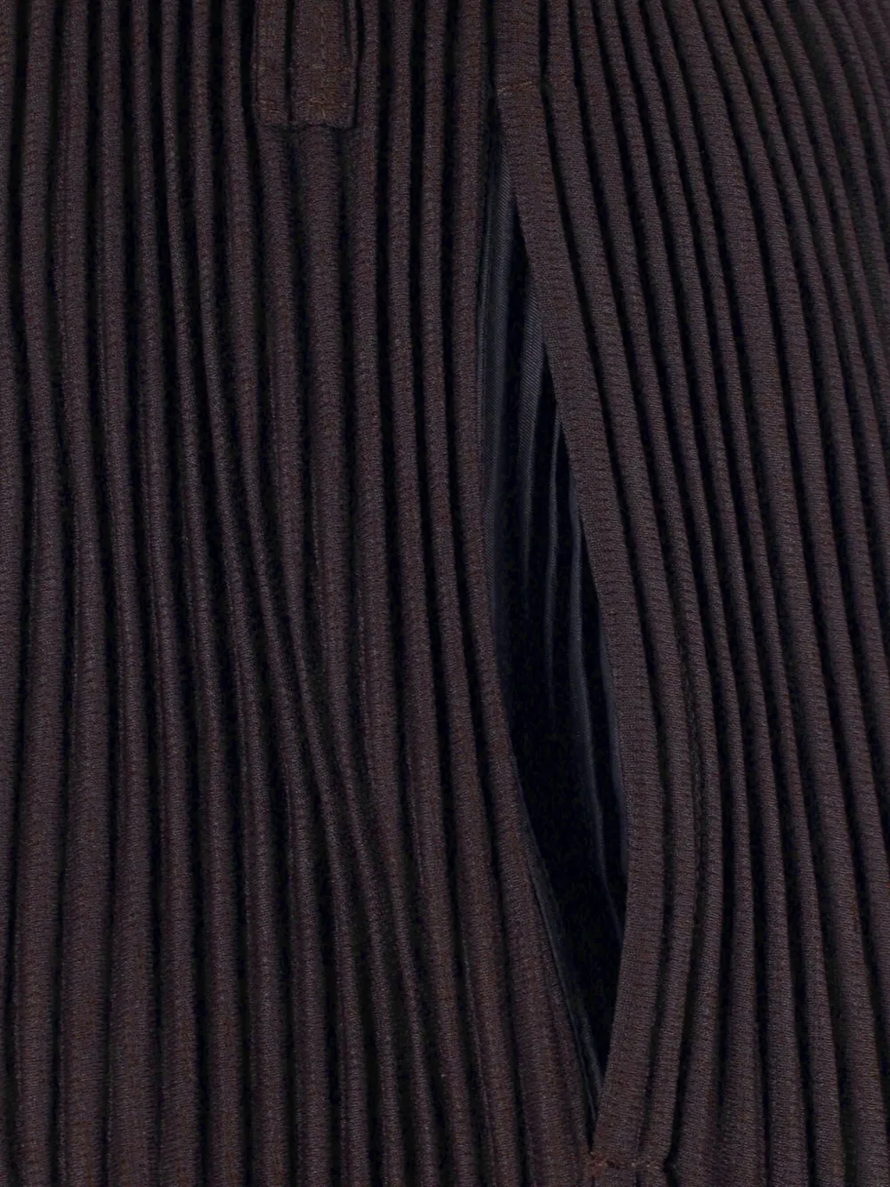 Homme Plissé Issey Miyake pleated tapered trousers Bruin