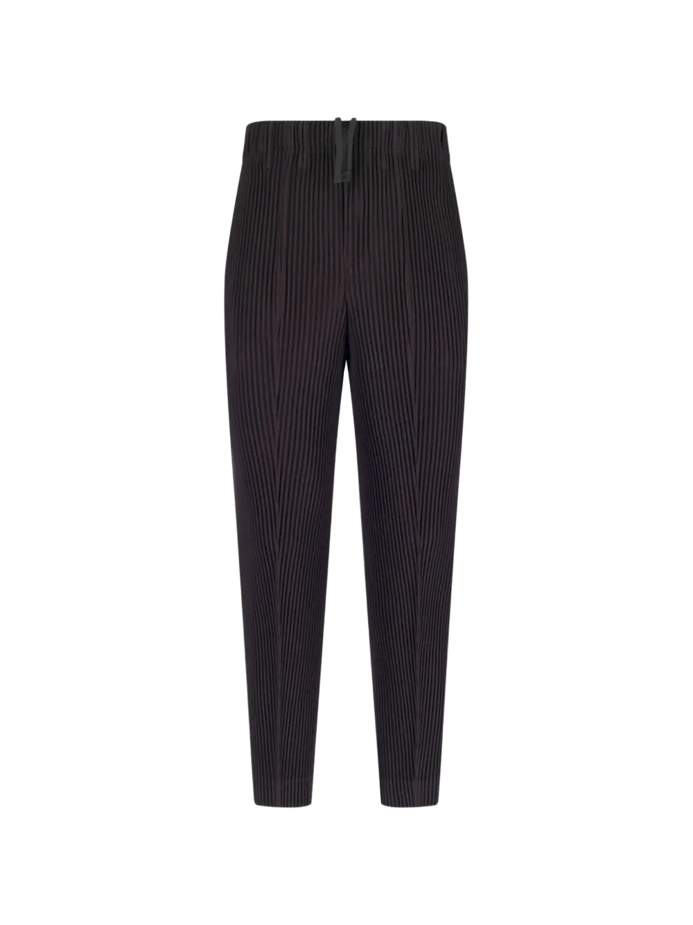 Homme Plissé Issey Miyake pleated tapered trousers Bruin