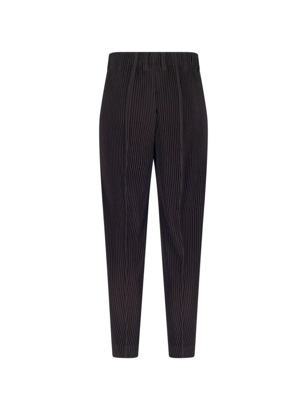 Homme Plissé Issey Miyake pleated tapered trousers Bruin