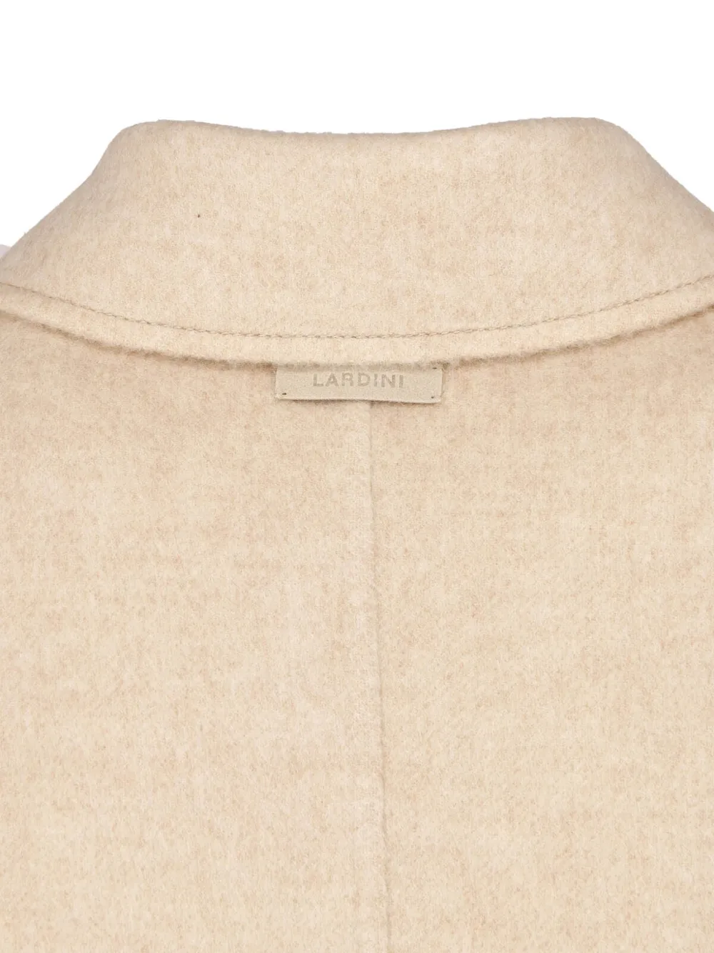Lardini button-up wool-blend jacket Beige
