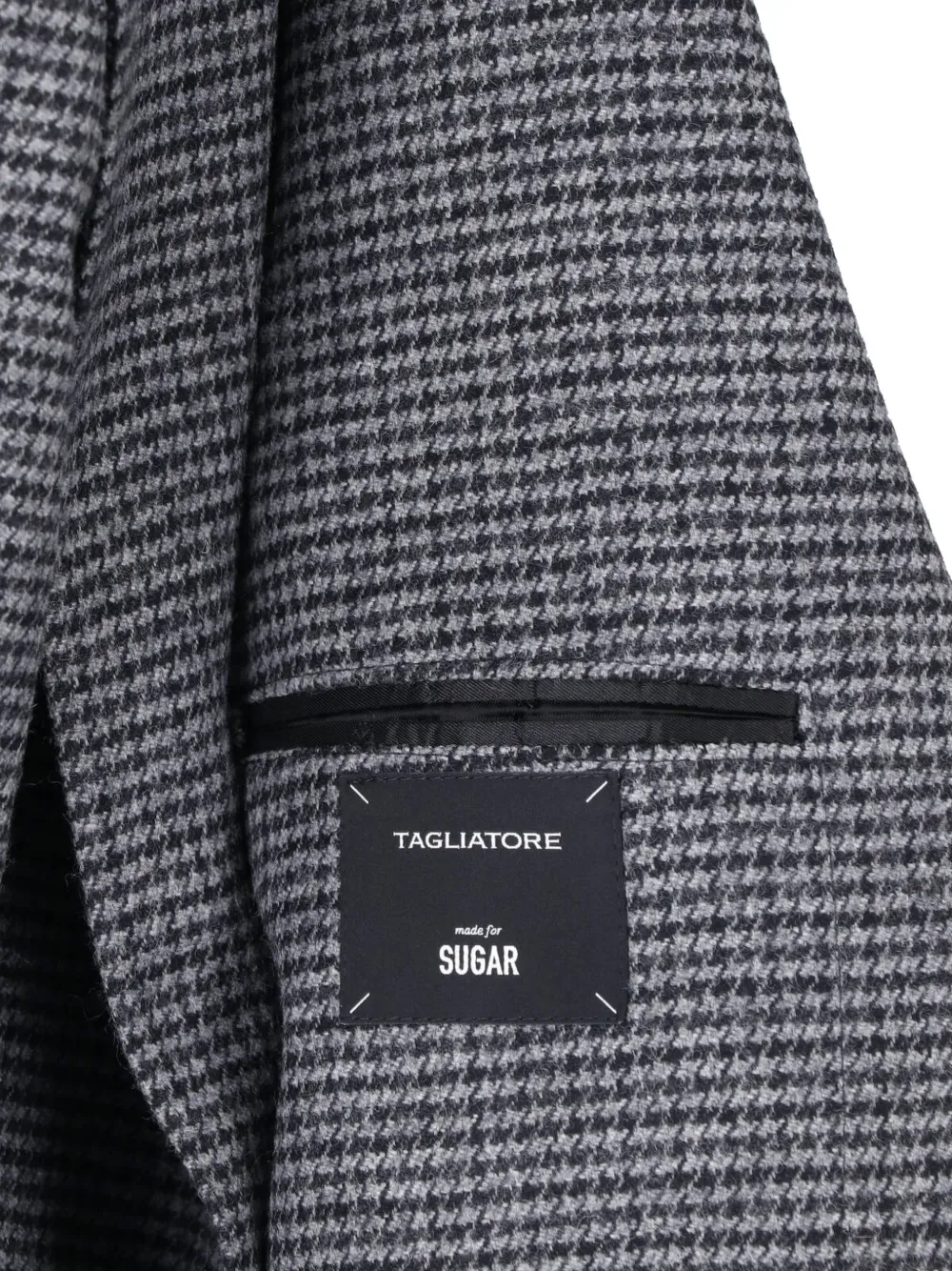 Tagliatore Blazer met pied-de-poule print Grijs