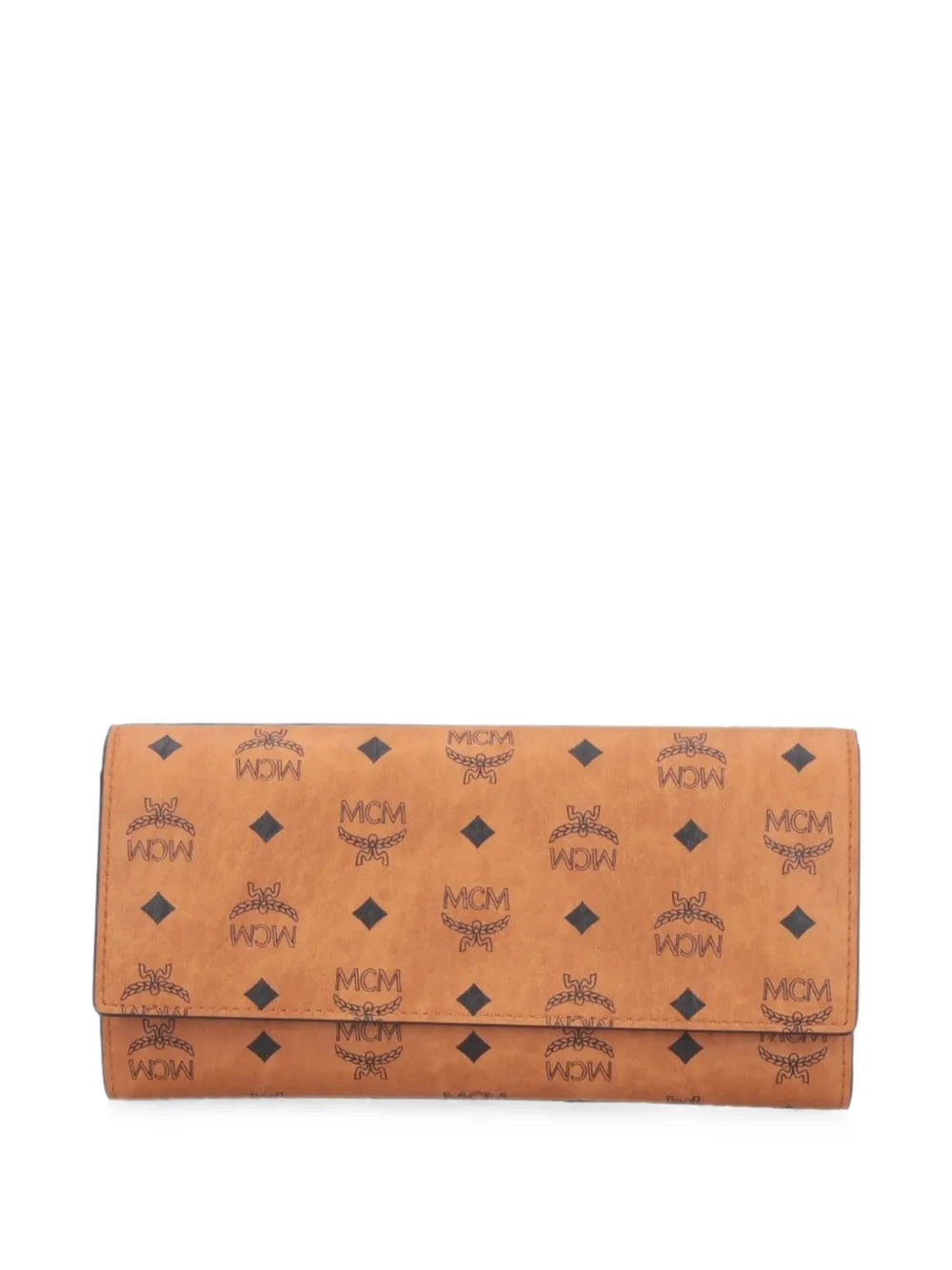MCM large Aren monogram-print flap wallet